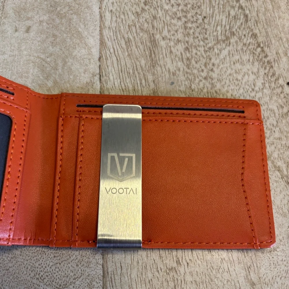 Vootai wallet-black and orange